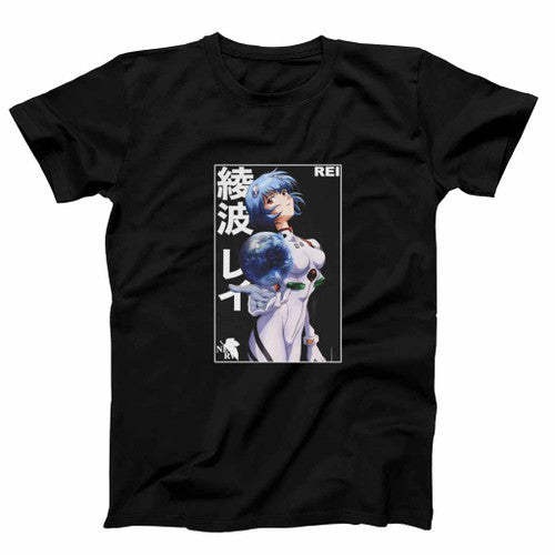 Neon Genesis Evangelion Rei Ayanami Anime Logo Art Mens T-Shirt Tee