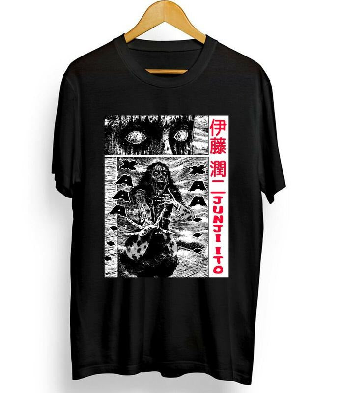 new Tomie Junji Ito Horror Tee, Junji Ito Uzumaki Title T-Shirt S-4XL,Horror Manga Hoodie, Sweatshirt | HypeCrazeTee.com