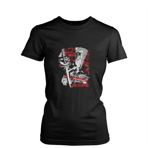 Ninja Scroll Retro Anime Womens T-Shirt Tee