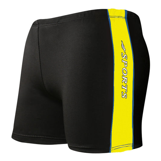 Men's Swimwear Swim Trunks Swim Briefs Elastic Waist Graphic Letter Breathable Soft Outdoor Casual Daily Hawaiian Stylish Yellow Red Micro-elastic