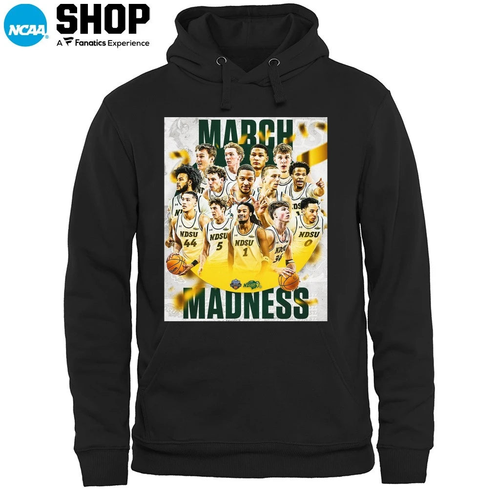 North Dakota State Bison Men’s Basketball Let’s Dance March Madness T-Shirt