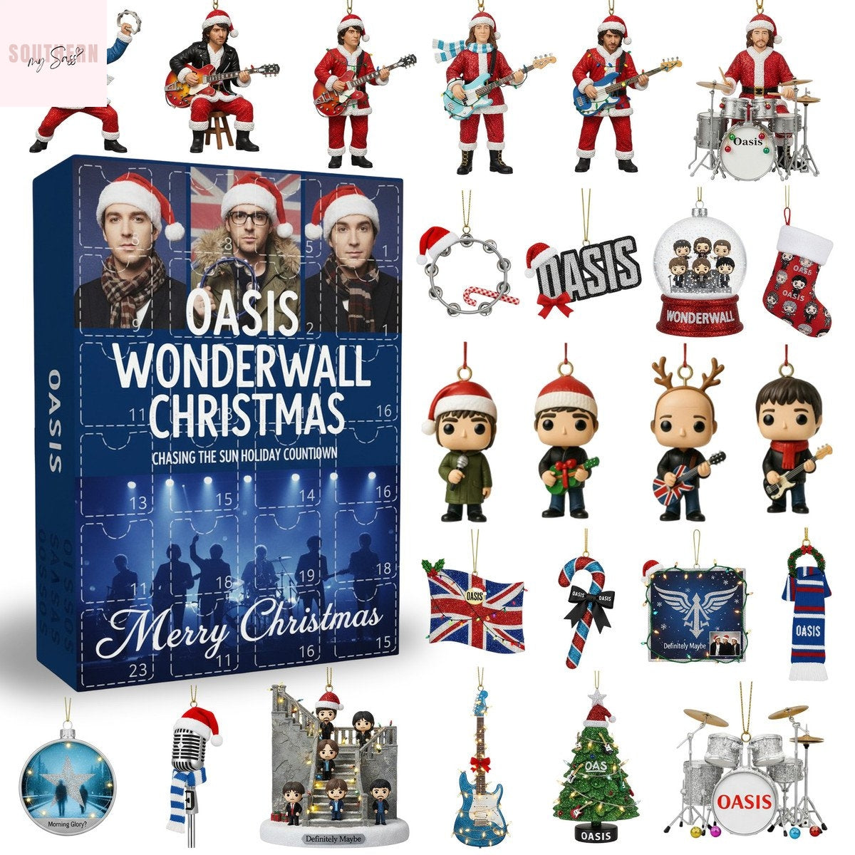 Oasis Wonderwall Christmas Advent Calendar 2025