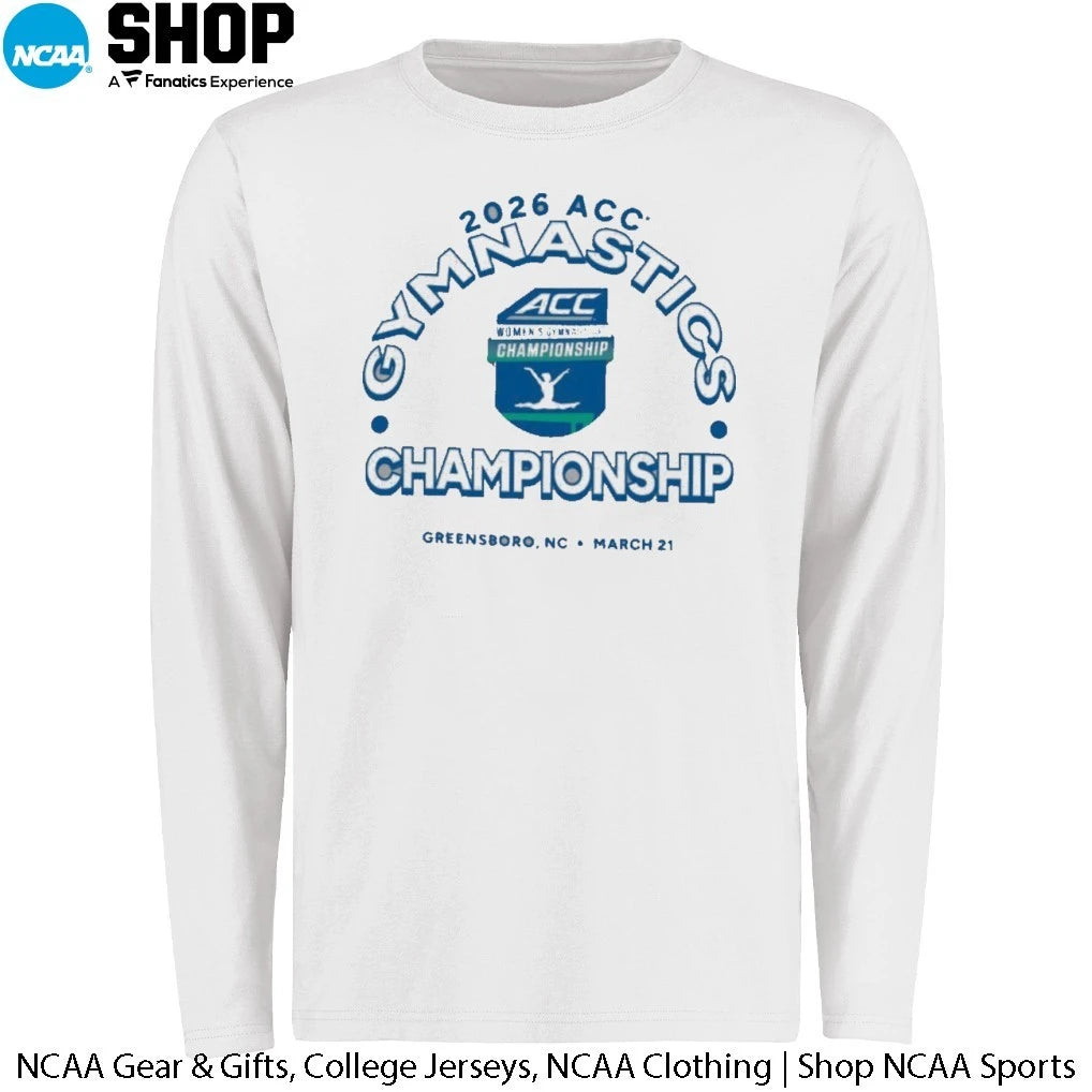 Official 2026 Acc Gymnastics Champions Greensboro Nc March 21 T-Shirt