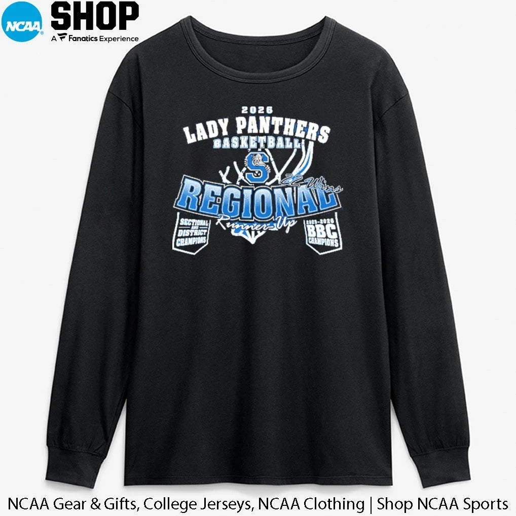 Official 2026 Lady Panthers Basketball 22 Wins Regional Runner Up T-Shirt