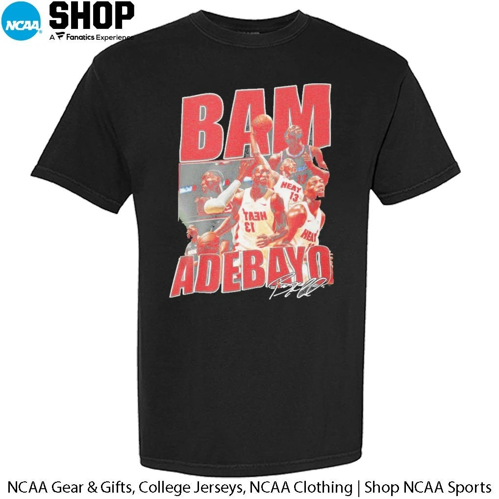Official Bam Adebayo Miami Heat 83 Signature T-Shirt