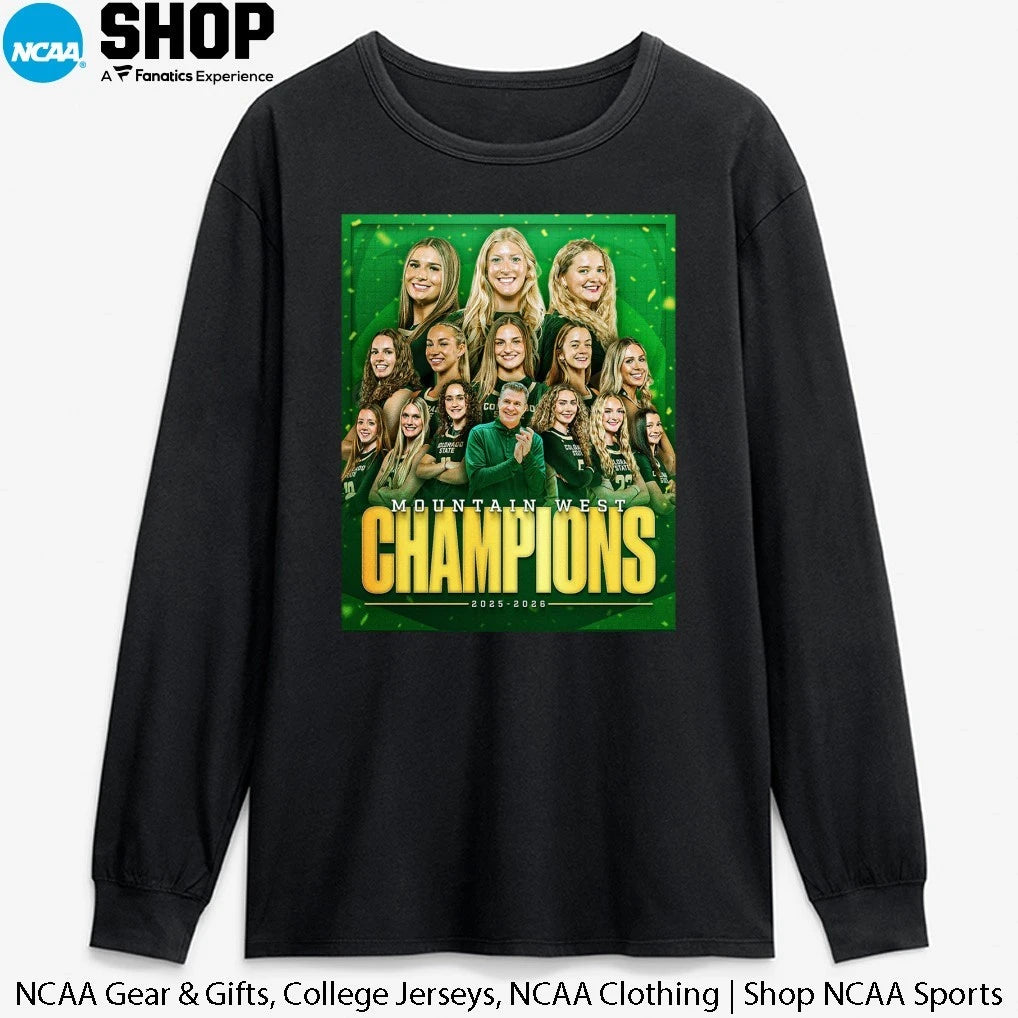 Official Colorado State Rams Women’s Basketball 2025-2026 Tournament Champions T-Shirt