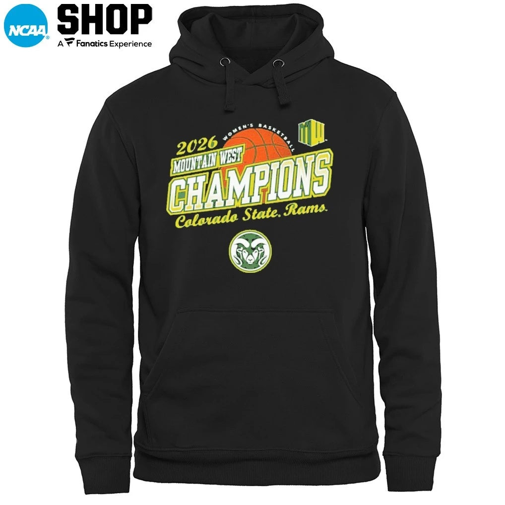 Official Colorado State Rams Women’s Basketball 2026 Mountain West Tournament Champions T-Shirt
