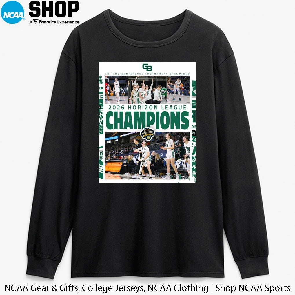 Official Green Bay Phoenix Women’s Basketball 2026 Horizon League 19-Time Conference Tournament Champions T-Shirt