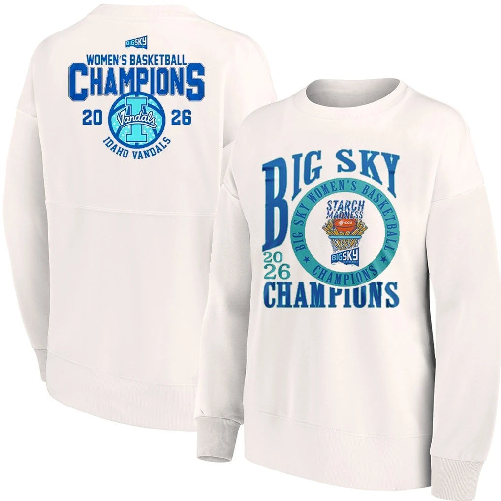 Official Idaho Vandals Big Sky WBB Champions 2026 Official Locker Room T-Shirt