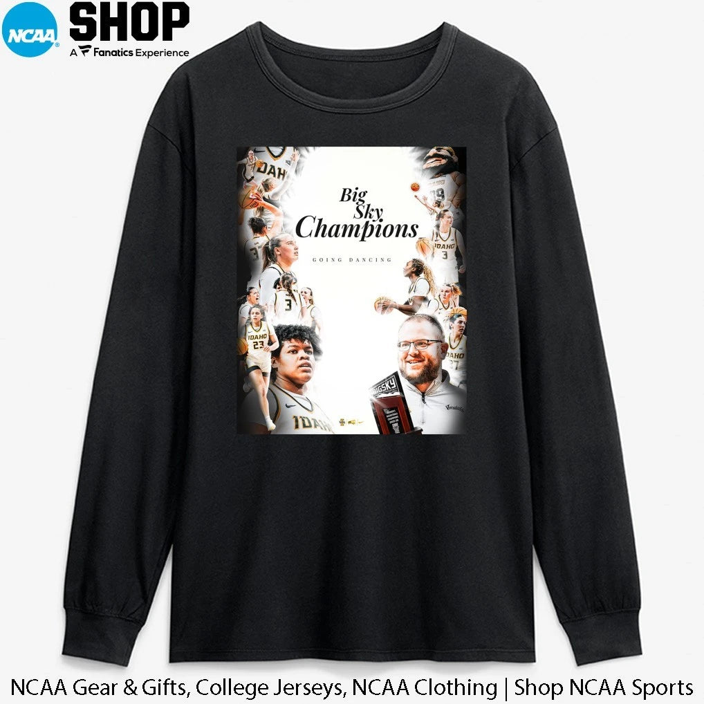 Official Idaho Vandals Women’s Basketball Runs The Big Sky Champions 2026 T-Shirt