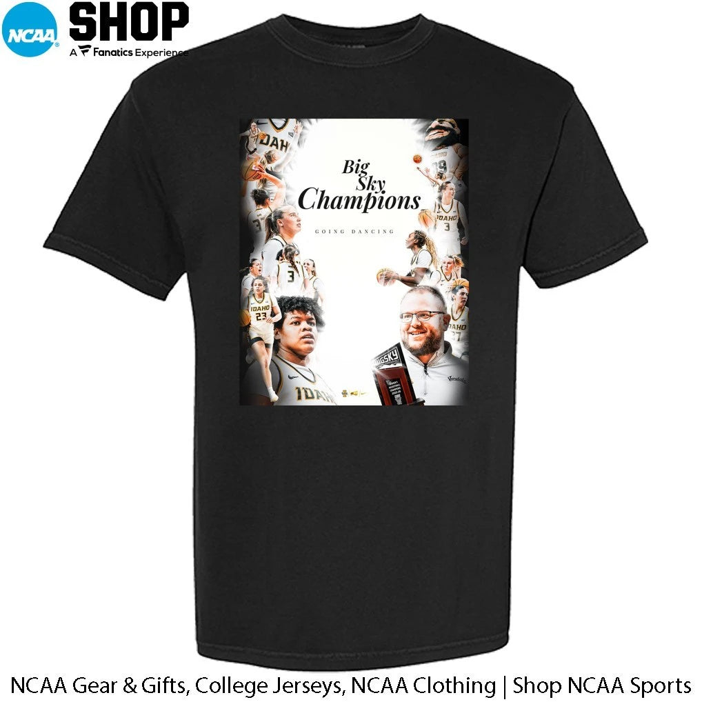 Official Idaho Vandals Women’s Basketball Runs The Big Sky Champions 2026 T-Shirt