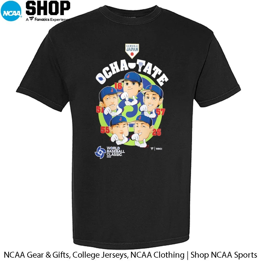 Official Japan Baseball 2026 World Baseball Classic Ocha Tate T-Shirt