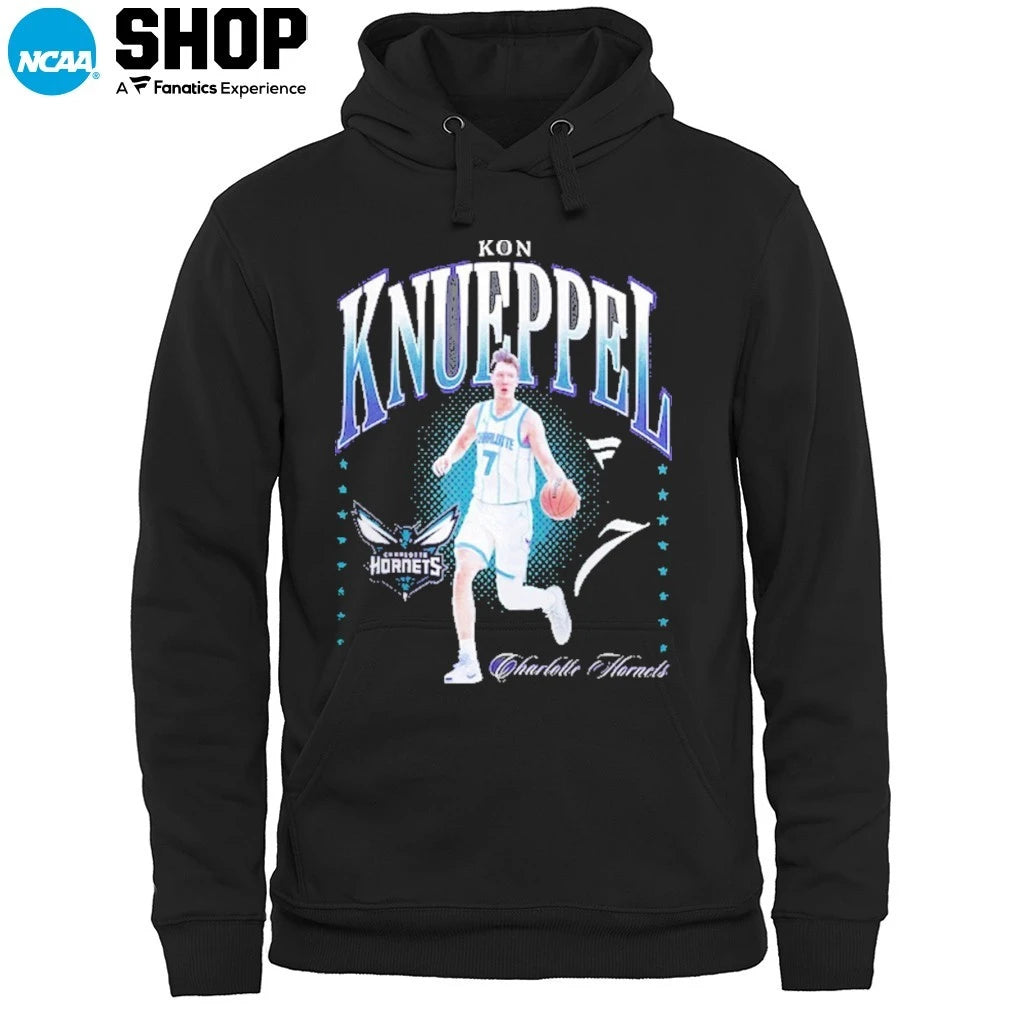 Official Kon Knueppel Charlotte Hornets Hype T-Shirt