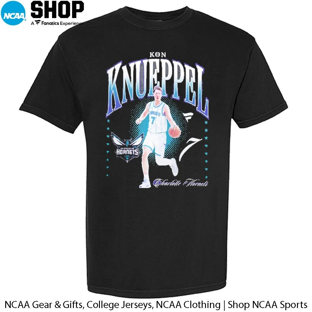 Official Kon Knueppel Charlotte Hornets Hype T-Shirt