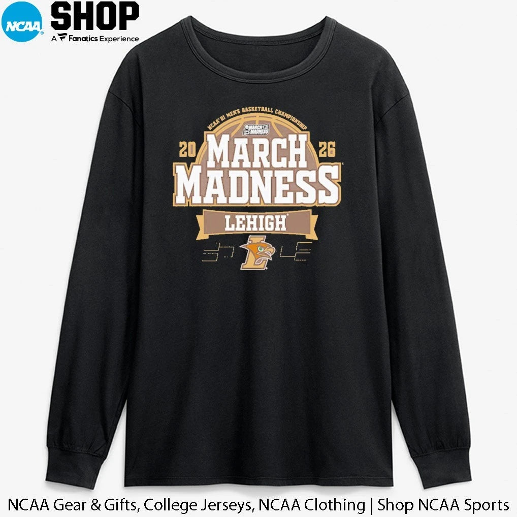 Official Lehigh Mountain Hawks 2026 NCAA DI Men’s Basketball Championship March Madness Bound T-Shirt