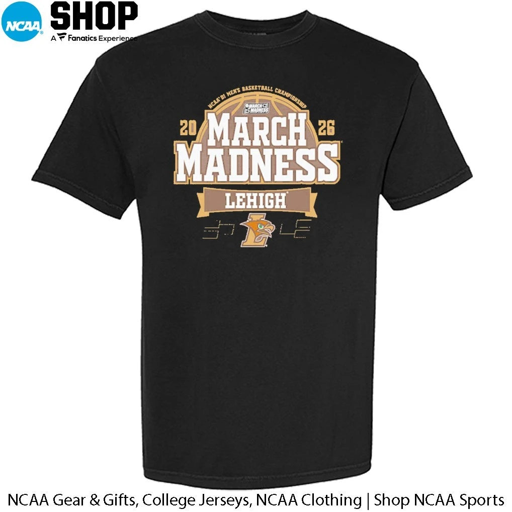 Official Lehigh Mountain Hawks 2026 NCAA DI Men’s Basketball Championship March Madness Bound T-Shirt