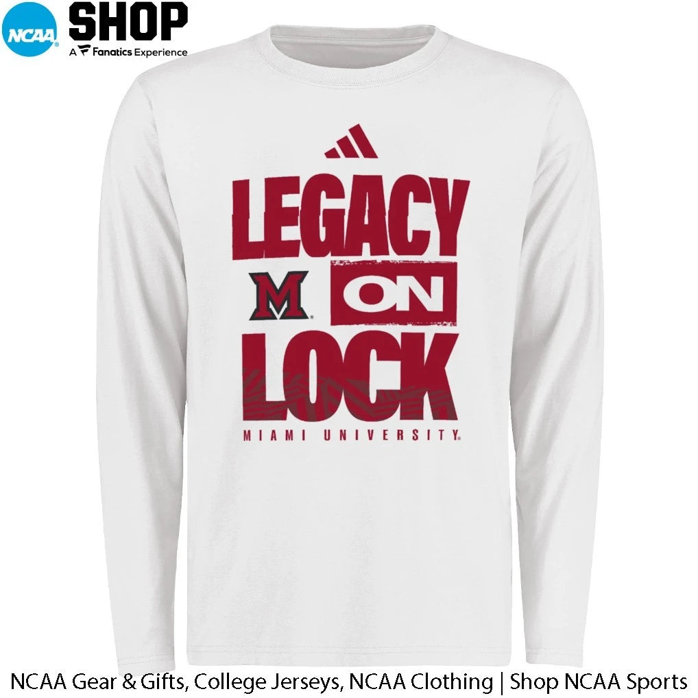 Official Miami RedHawks 2026 Legacy On Lock March Madness T-Shirt