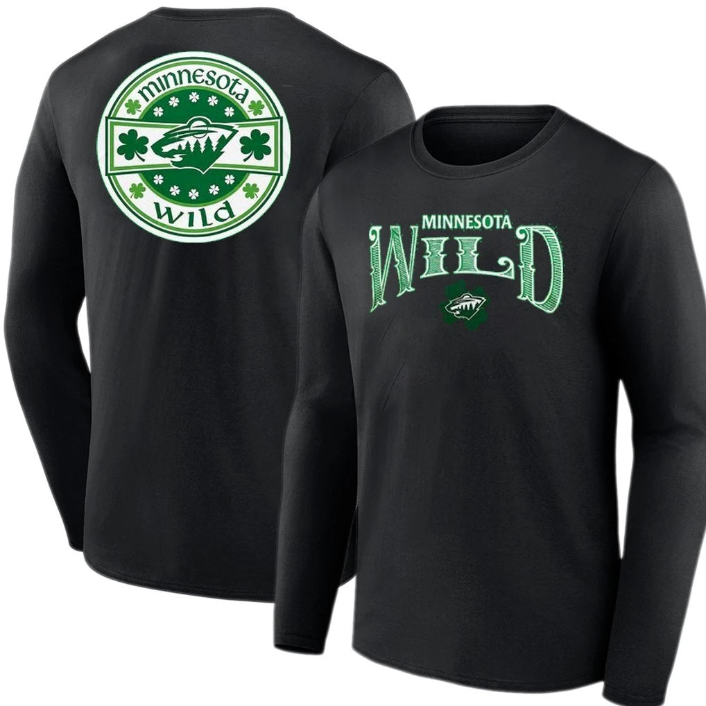 Official Minnesota Hockey Lucky Green St. Patrick’s Day Fan T-Shirt