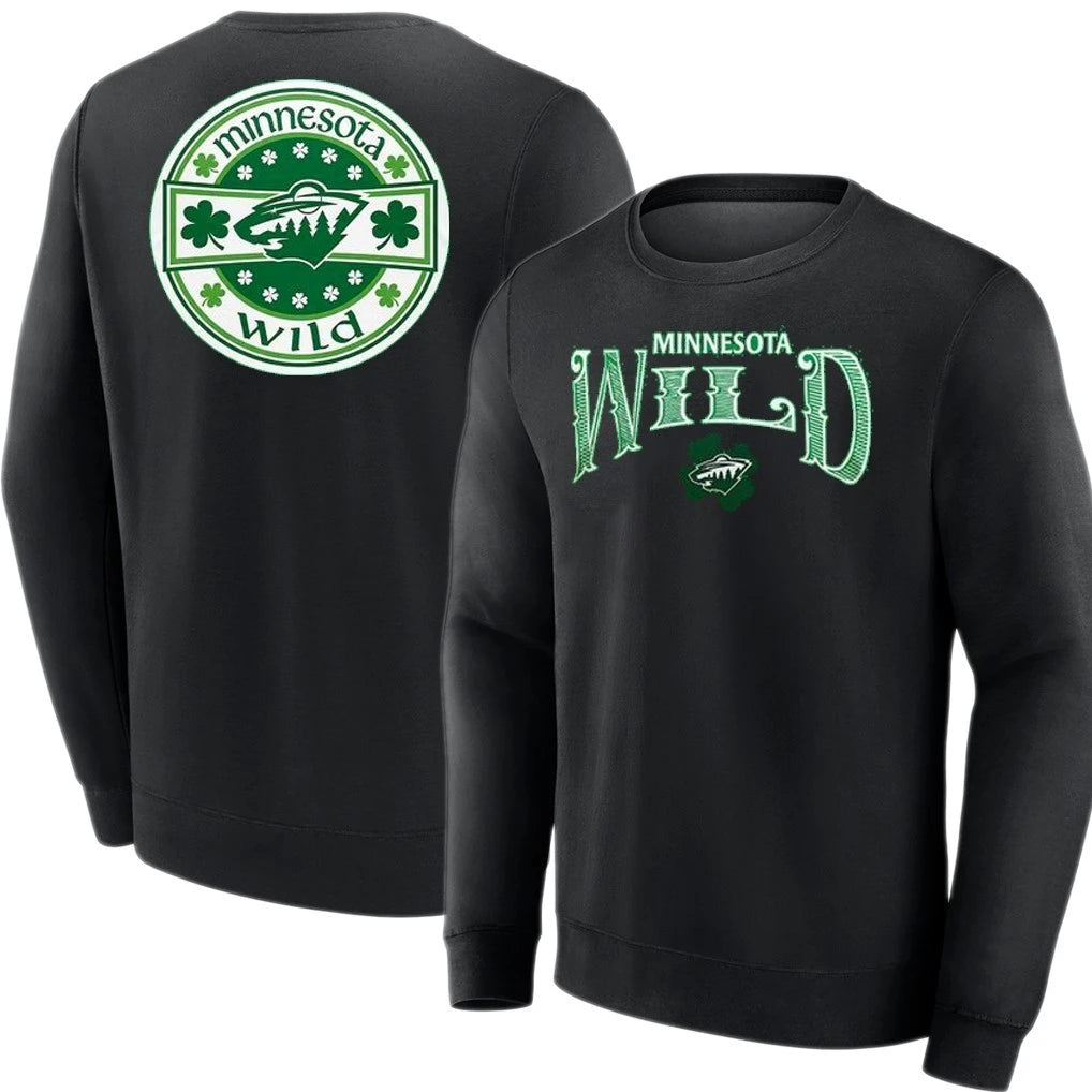 Official Minnesota Hockey Lucky Green St. Patrick’s Day Fan T-Shirt