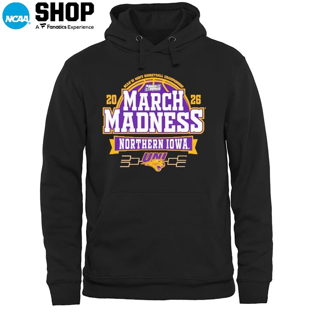 Official Northern Iowa Panthers 2026 NCAA DI Basketball Championship March Madness T-Shirt