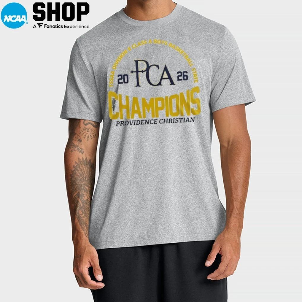 Official Providence Christian TSSAA Division II Class A Boys Basketball State Champions T-Shirt