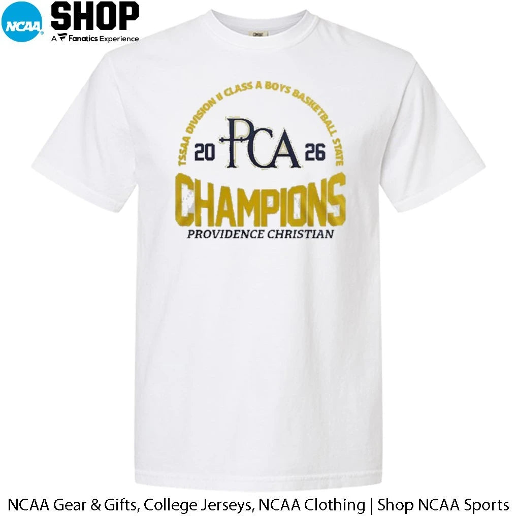 Official Providence Christian TSSAA Division II Class A Boys Basketball State Champions T-Shirt