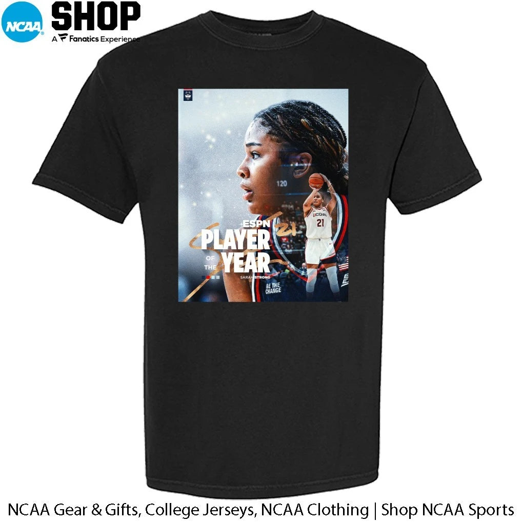 Official Sarah Strong Has Been Named Espn National Player Of The Year 2026 Vintage T-Shirt