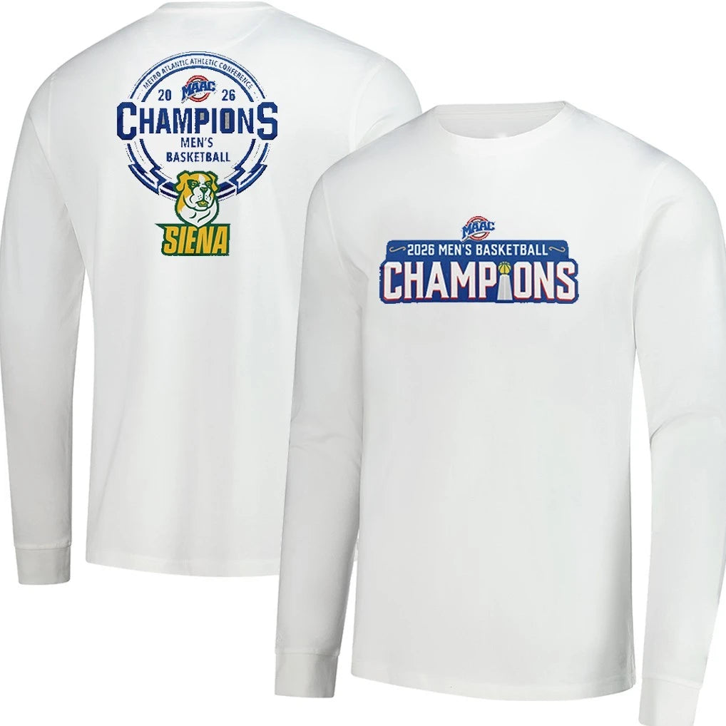 Official Siena Saints MAAC 2026 Men’s Basketball Champions T-Shirt
