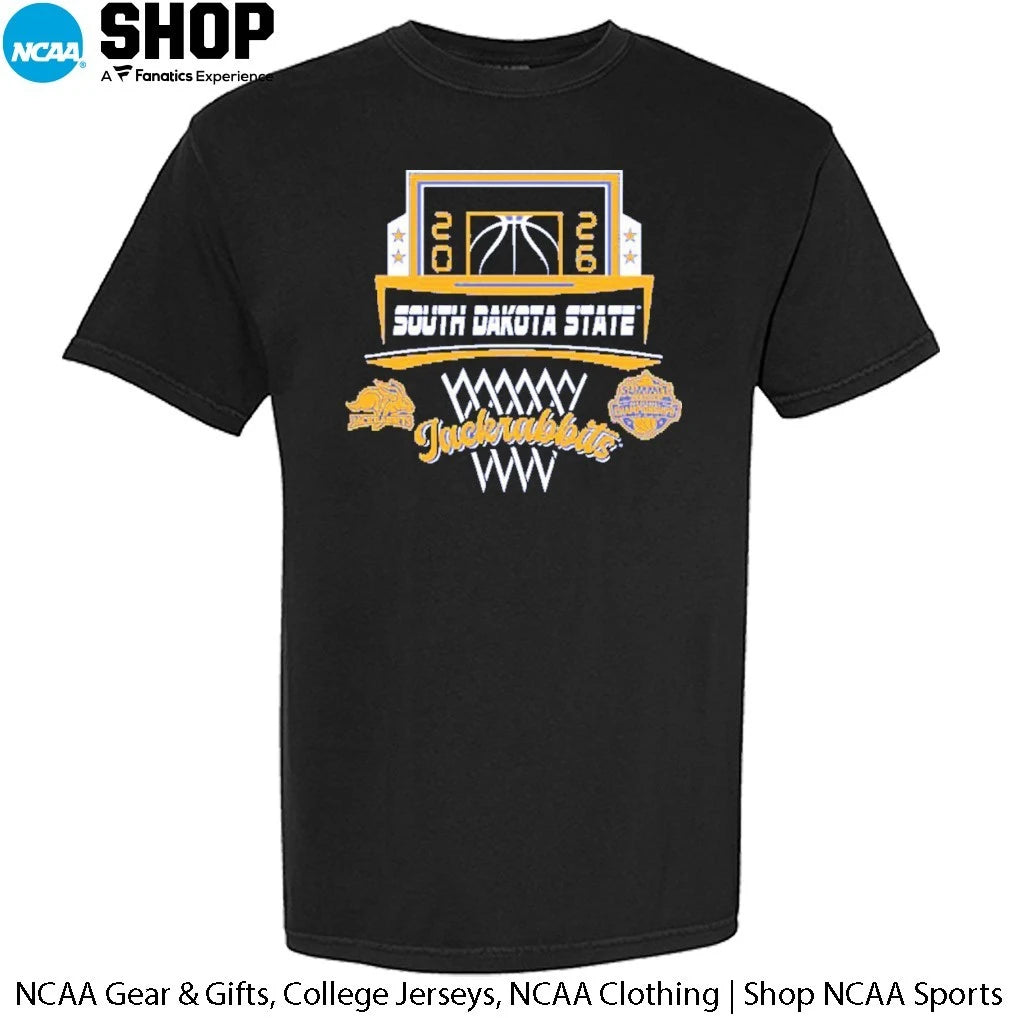 Official South Dakota State Jackrabbits 2026 The Summit League Men’s Basketball Champions T-Shirt