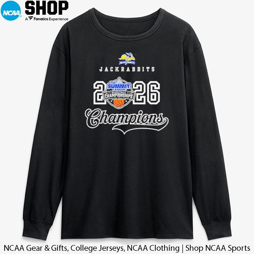 Official South Dakota State Jackrabbits Summit League Champions T-Shirt