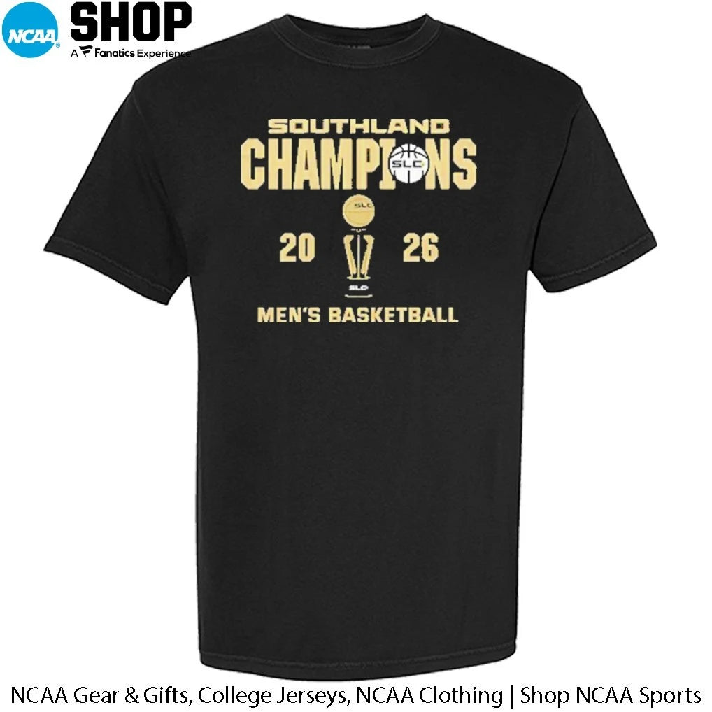 Official Southland Conference Champions 2026 Men’s Basketball Official Locker Room T-Shirt