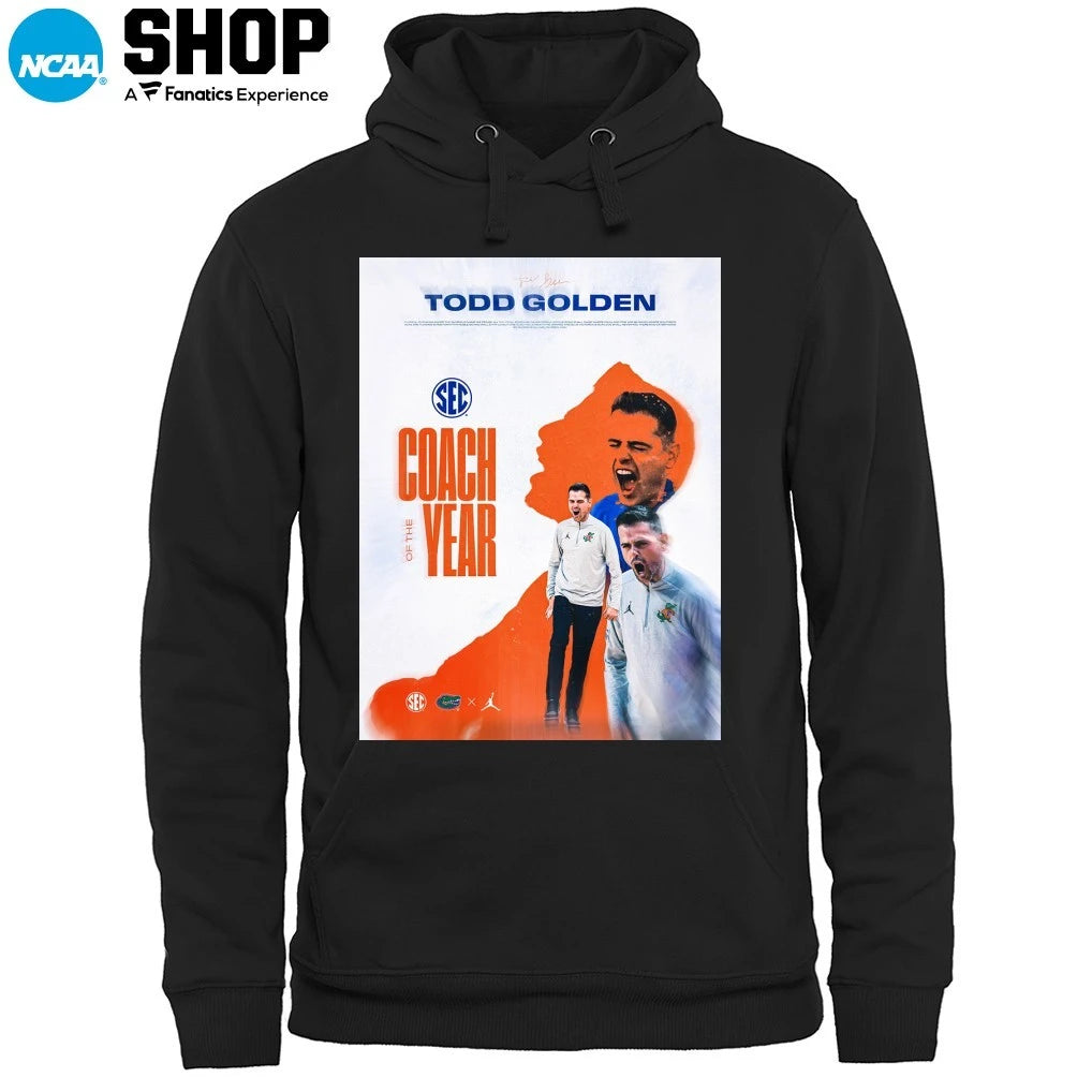 Official Todd Golden Has Been Named Coach Of The Year 2026 T-Shirt