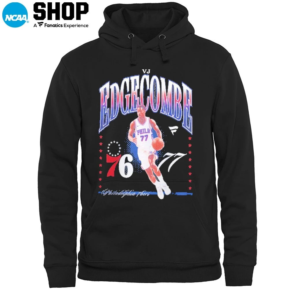 Official VJ Edgecombe Philadelphia 76ers Hype T-Shirt
