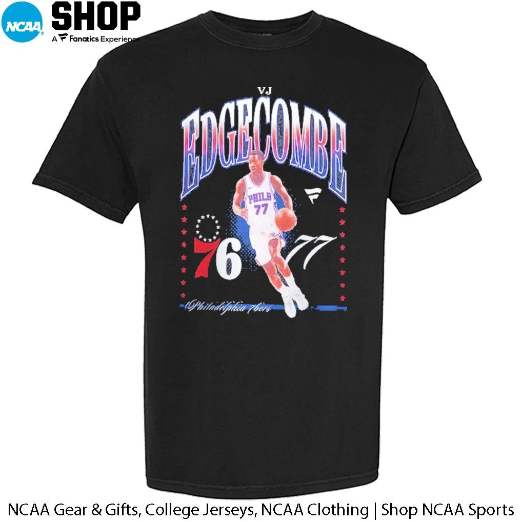 Official VJ Edgecombe Philadelphia 76ers Hype T-Shirt