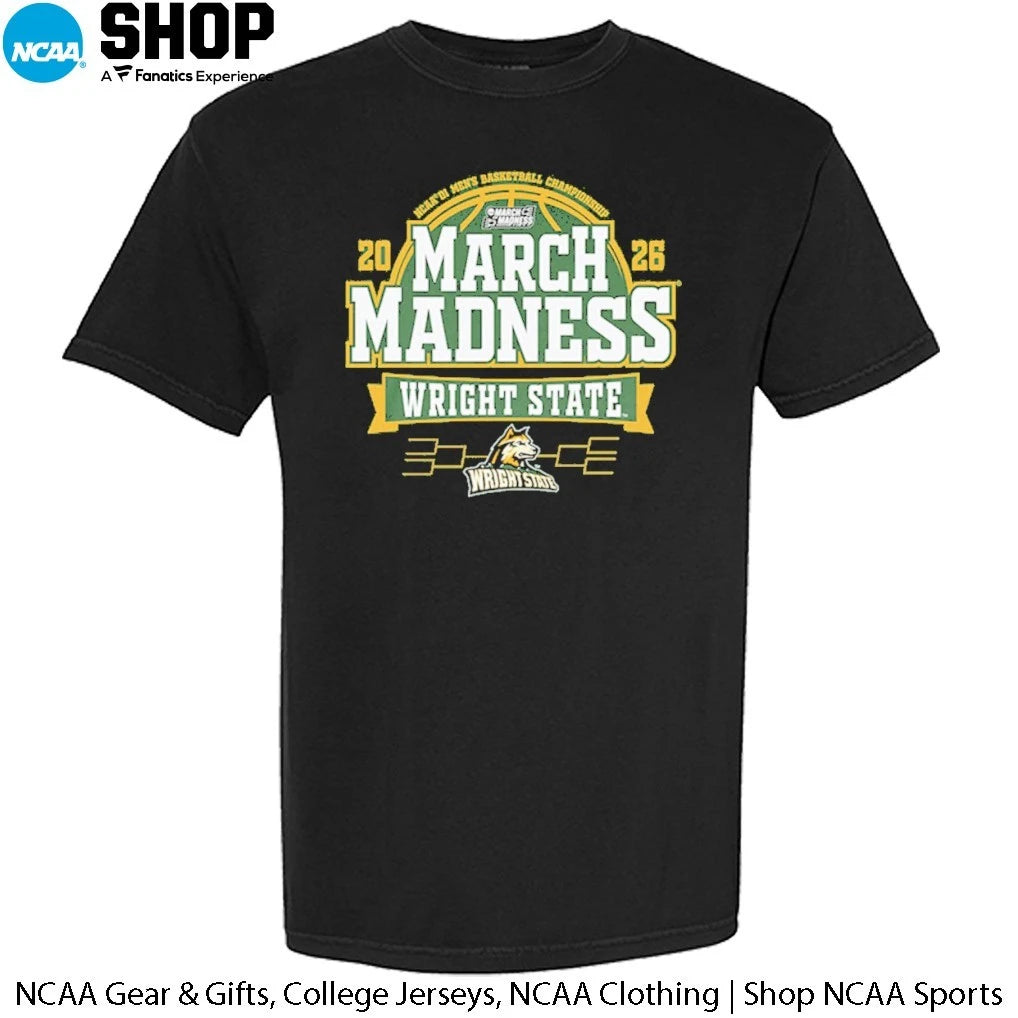 Official Wright State Raiders 2026 NCAA DI Men’s Basketball Championship March Madness T-Shirt