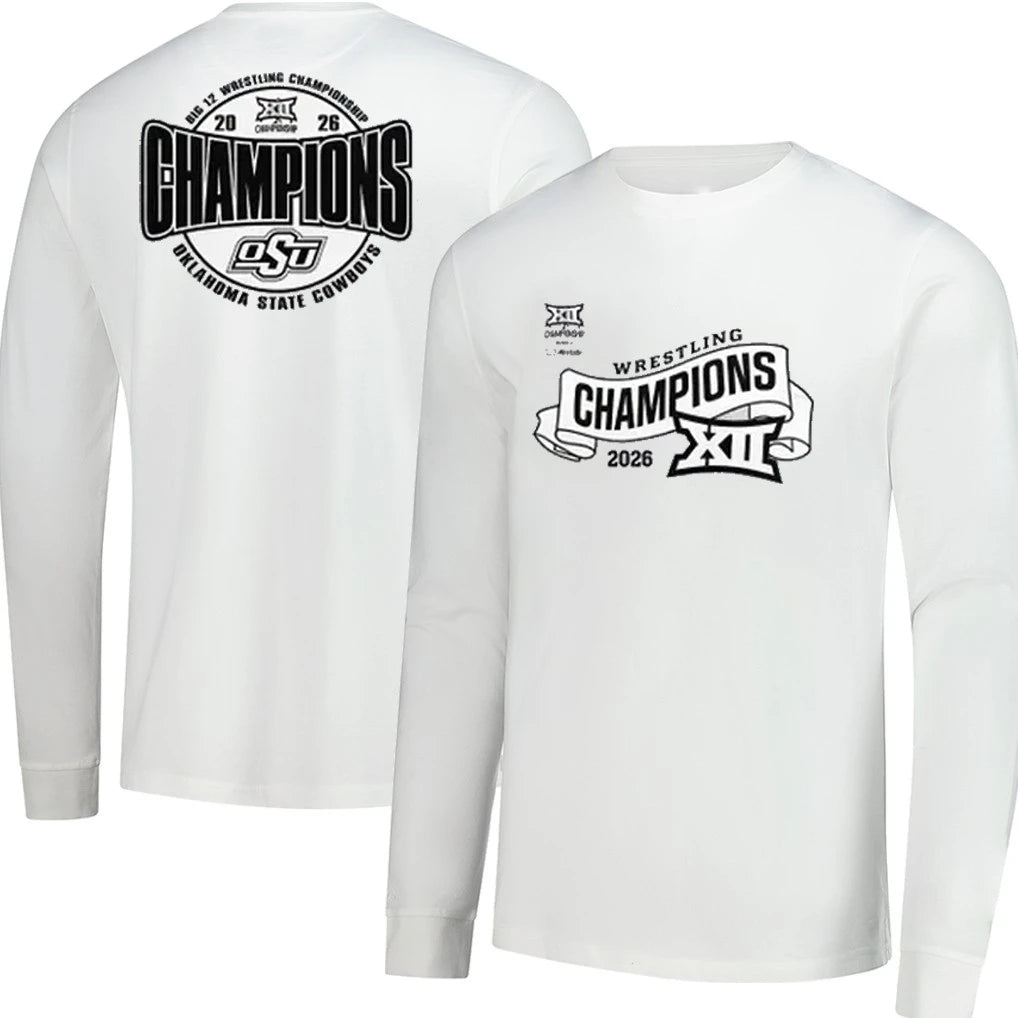 Oklahoma State Cowboys Wrestling 2026 Champions Edition T-Shirt