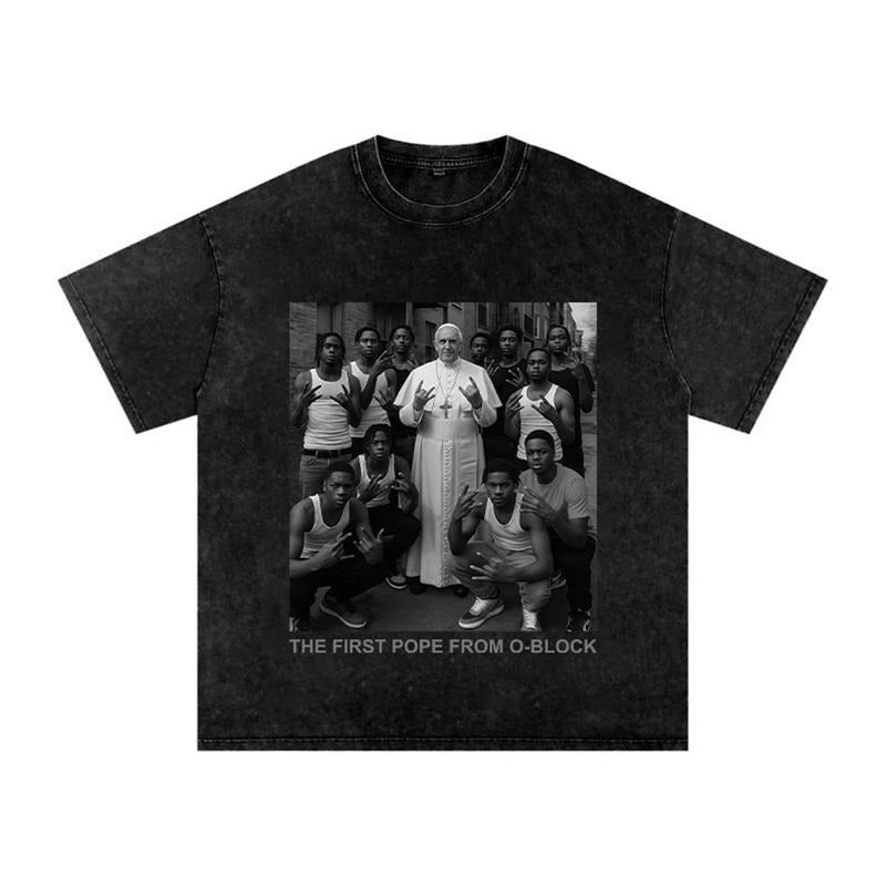 ope From Oblock Tee First American Pope Graphic Streetwear Shirt Hoodie, Sweatshirt | HypeCrazeTee.com