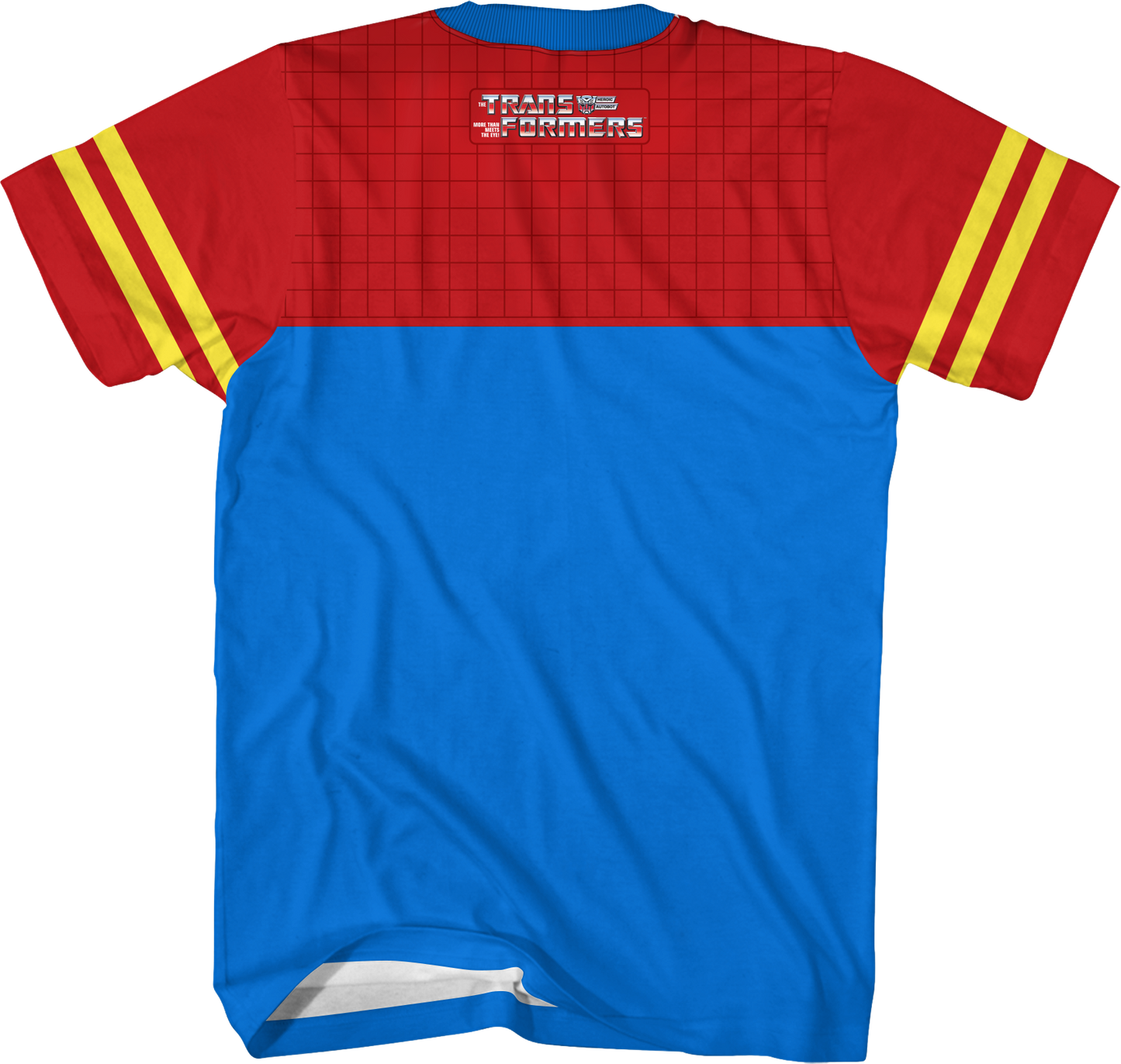 Optimus Prime Vintage Striped Sleeve Transformers T-Shirt