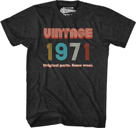 Original Parts Some Wear Vintage 1971 T-Shirt