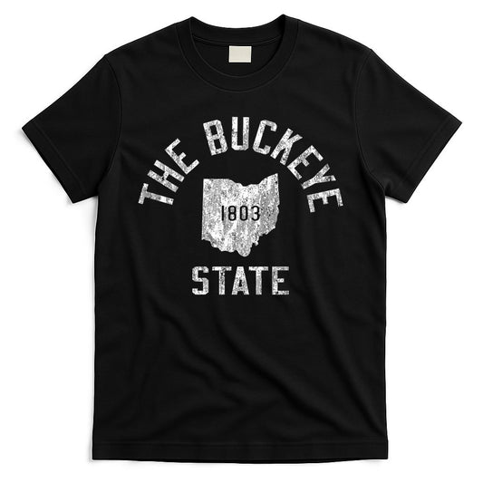 Ohio Vintage Sports Design The Buckeye State T-Shirt