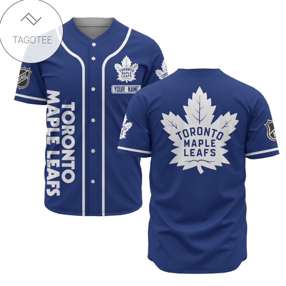 Personalized Toronto Maple Leafs Baseball Jersey Custom For Fans BJ0129 - lylyprint.com
