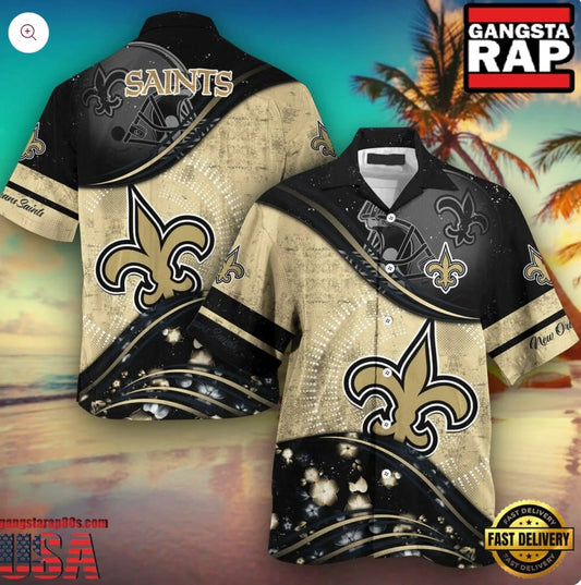 New Orleans Saints NFL Hawaii Shirt New Design Fans Gifts - Gangstarap80S