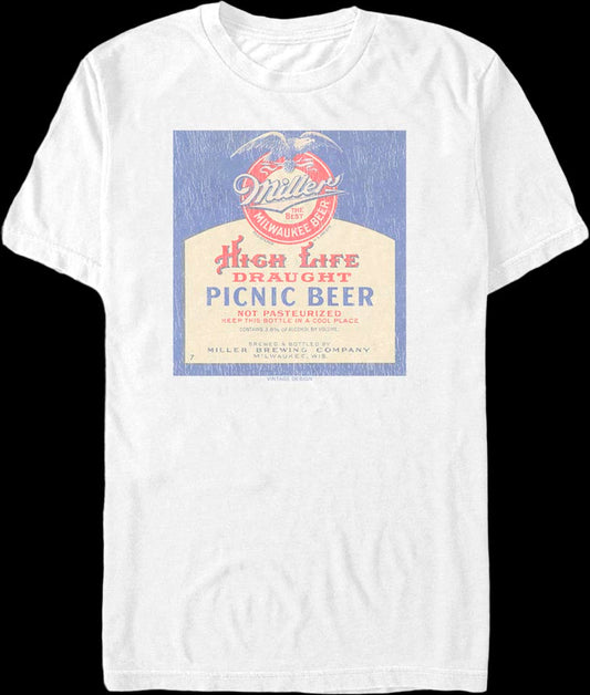 Picnic Beer Miller High Life T-Shirt