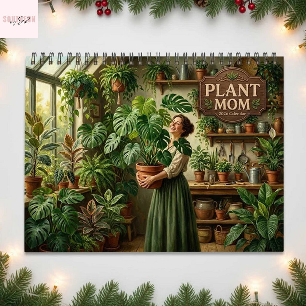 Plant Mom 2026 Wall Calendar