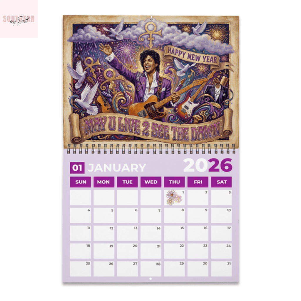 Prince 2026 Wall Calendar