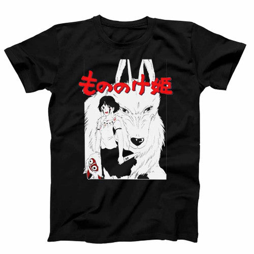 Princesse Mononoke Mononoke No Hime Studio Ghibli Anime Mens T-Shirt Tee