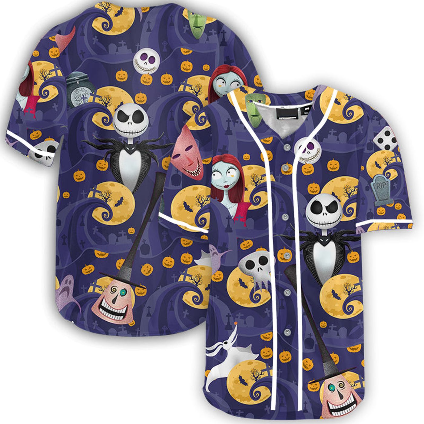 Pumpkin King The Nightmare Before Christmas Baseball Jersey - Gift for Men Women - Gift for Men Women - lylyprint.com