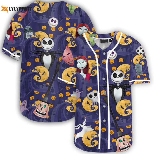 Pumpkin King The Nightmare Before Christmas Baseball Jersey - Gift for Men Women - Gift for Men Women - lylyprint.com