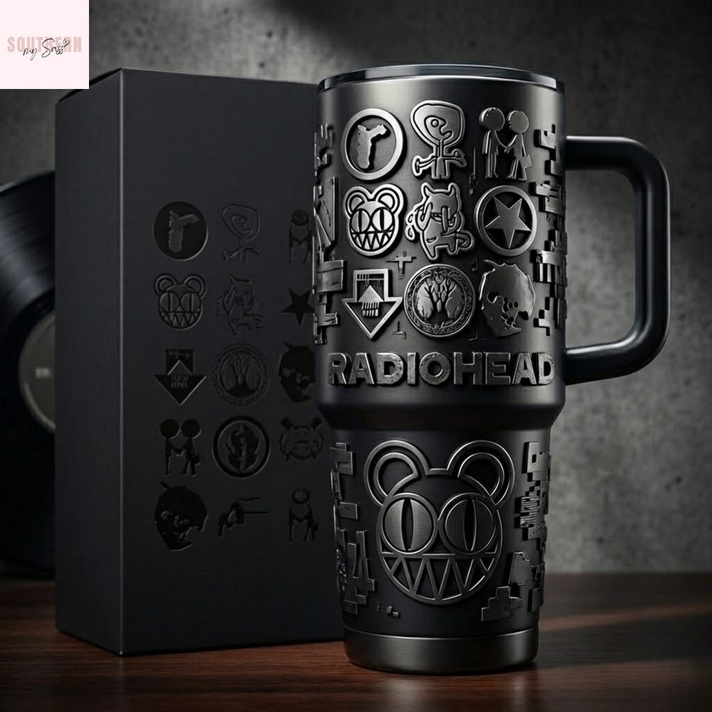 Radiohead Black Tumbler