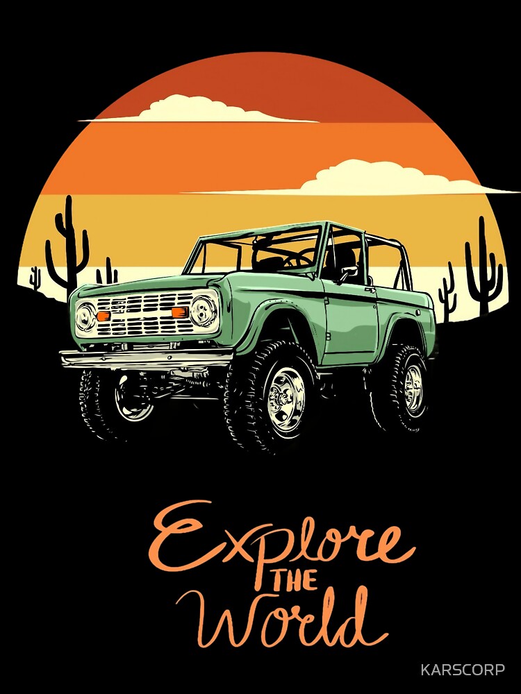Explore The World Adventure Graphic Printed T-Shirt by KARSCORP
